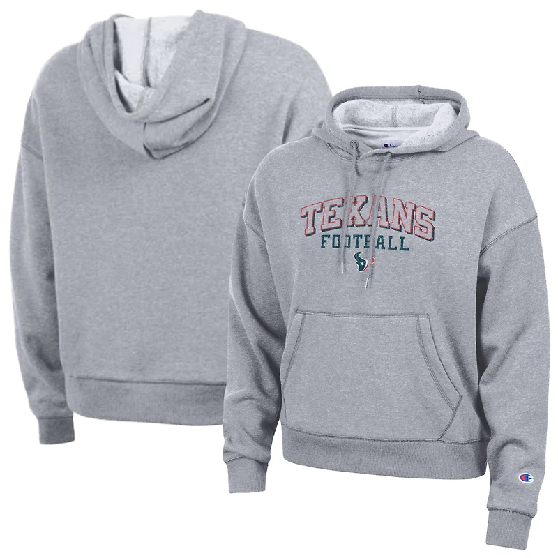 Women's Champion Gray Houston Texans Triumph Tri-Blend Hoodie
