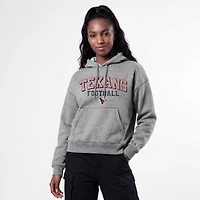 Sweat à capuche Champion Tri-Blend gris pour femme, Houston Texans Triumph, de la marque Champion.