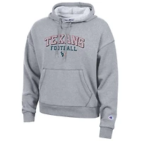 Sweat à capuche Champion Tri-Blend gris pour femme, Houston Texans Triumph, de la marque Champion.