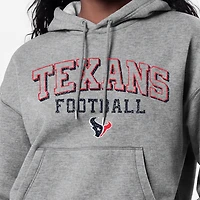 Sweat à capuche Champion Tri-Blend gris pour femme, Houston Texans Triumph, de la marque Champion.
