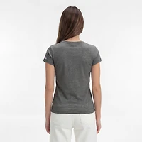 Women's Champion Gray Houston Texans Triumph Tri-Blend V-Neck T-Shirt