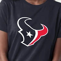 Women's Champion  Navy Houston Texans Logo T-Shirt