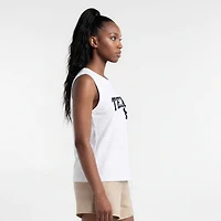 Women's Champion  White Houston Texans Muscle Tank Top