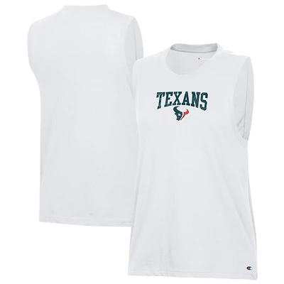 Débardeur blanc Champion pour femmes des Houston Texans
