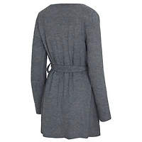 Ensemble débardeur, short et peignoir Rigor de Houston Texans bleu marine chiné pour femme