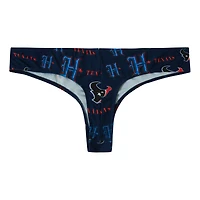 String Concepts Sport Navy à imprimé mosaïque des Houston Texans pour femme