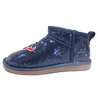 Women's Cuce  Navy Houston Texans Sequin Ankle Boots
