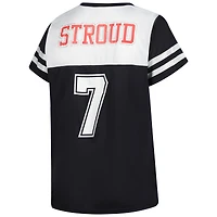 T-shirt col V blanc bling-bling pour femme Fanatics C.J. Stroud des Houston Texans, grande taille