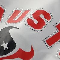 Women's Fanatics C.J. Stroud White Houston Texans Plus Bling V-Neck T-Shirt