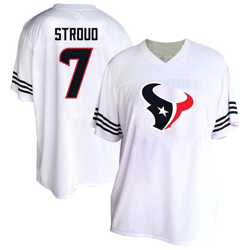 Maillot grande taille blanc C.J. Stroud des Houston Texans pour femmes Fanatics