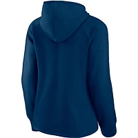 Pull Fanatics Navy Houston Texans First Contact pour femmes - Sweat à capuche