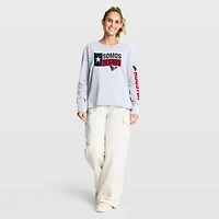 Women's Fanatics White Houston Texans Hometown Legacy Long Sleeve T-Shirt