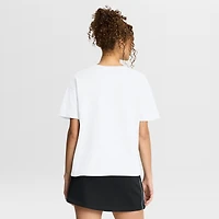 Women's Fanatics White Houston Texans Redzone Slub Boxy T-Shirt