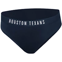 Women's G-III 4Her by Carl Banks Navy Houston Texans All-Star Bikini Bottom