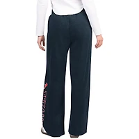 Pantalon de survêtement large bleu marine G-III 4Her par Carl Banks pour femme, motif Houston Texans Field
