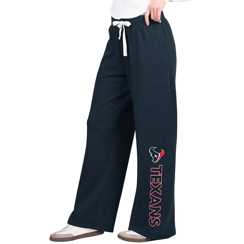 Pantalon de survêtement large bleu marine G-III 4Her par Carl Banks pour femme