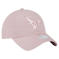 Women's New Era  Light Pink Houston Texans Main 9TWENTY Adjustable Hat Main 9TWENTY Adjustable Hat