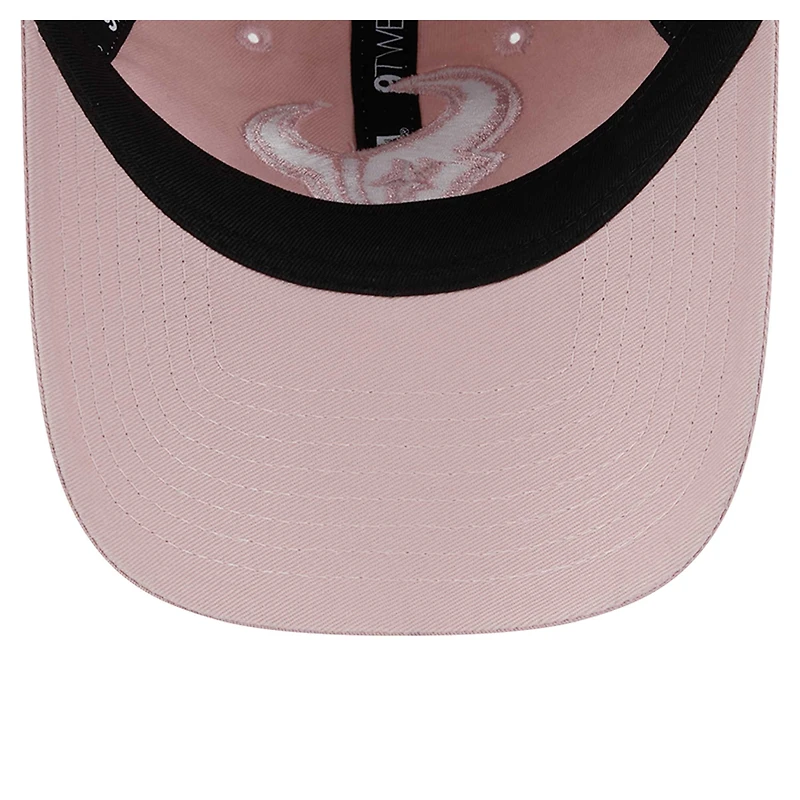 Women's New Era  Light Pink Houston Texans Main 9TWENTY Adjustable Hat Main 9TWENTY Adjustable Hat