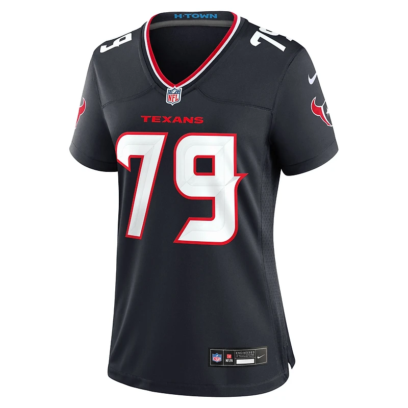 Maillot Nike Aireontae Ersery bleu marine pour femme des Houston Texans