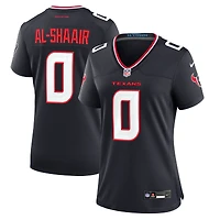 Maillot de match l'équipe des Houston Texans Nike Azeez Al-Shaair pour femme, bleu marine