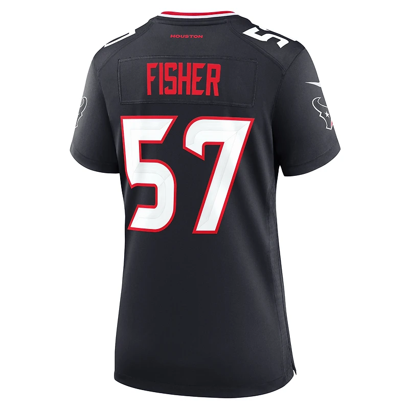 Women's Nike Blake Fisher Navy Houston Texans Team Game Jersey