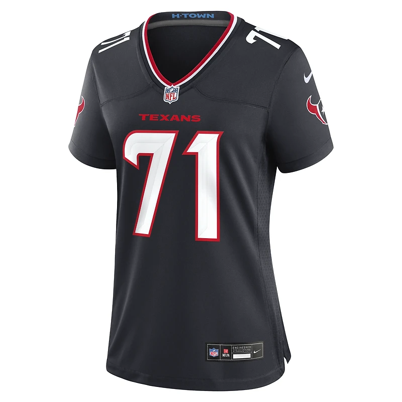 Women's Nike Braden Smith  Navy Houston Texans Team Game Jersey