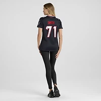 Maillot de match Nike Braden Smith bleu marine des Houston Texans pour femmes