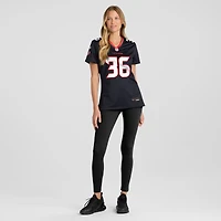 Maillot de match Nike Brandon Hill bleu marine pour femme des Houston Texans