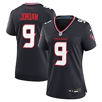 Maillot de match Nike Brevin Jordan bleu marine pour femme des Houston Texans