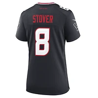 Women's Nike Cade Stover  Navy Houston Texans Team Game Jersey