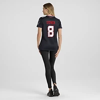 Women's Nike Cade Stover  Navy Houston Texans Team Game Jersey