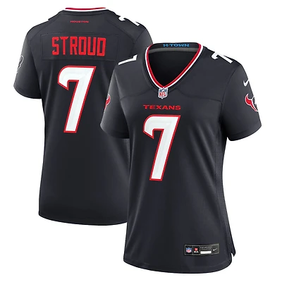 Maillot de match Nike C.J. Stroud des Houston Texans pour femme, bleu marine
