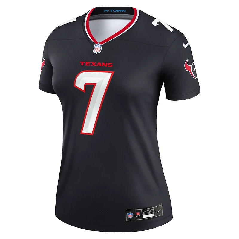 Women's Nike C.J. Stroud  Navy Houston Texans Legend Player Performance Top