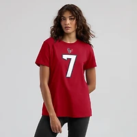 Women's Nike C.J. Stroud Red Houston Texans Player Name & Number T-Shirt