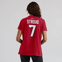 T-shirt Nike C.J. Stroud pour femme avec nom et numéro de joueur des Houston Texans, rouge
