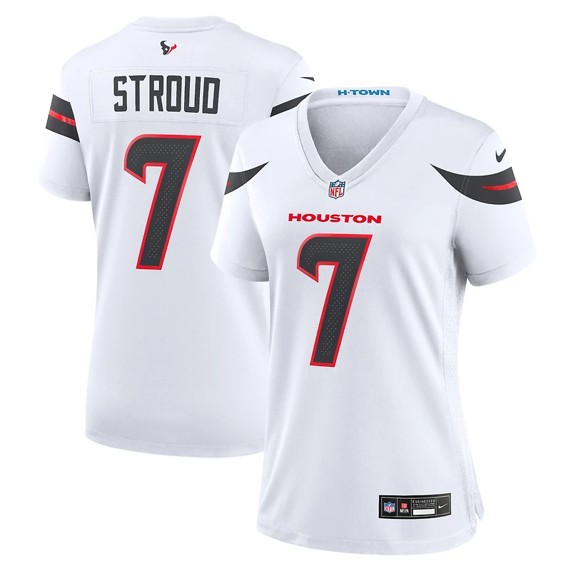 Maillot de match Nike C.J. Stroud Houston Texans pour femme, blanc