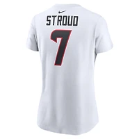 T-shirt Nike C.J. Stroud pour femme avec nom et numéro de joueur des Houston Texans