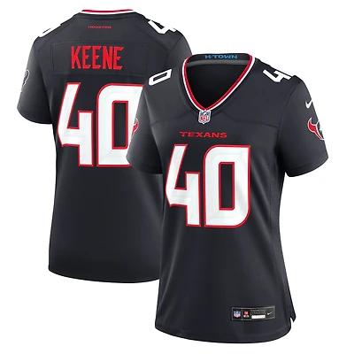 Maillot Nike Dalton Keene pour femme, bleu marine, Houston Texans Team Game