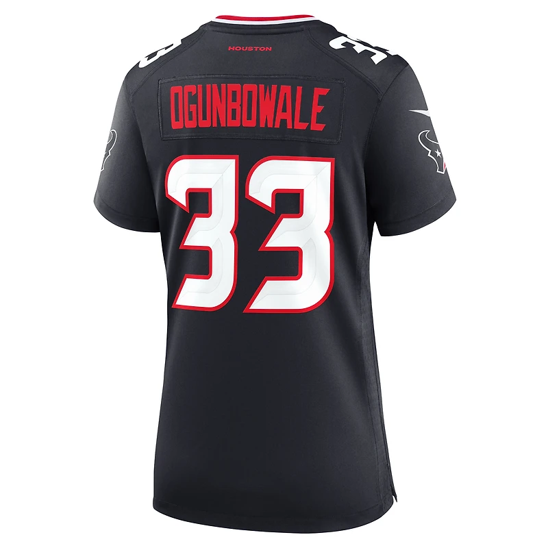 Women's Nike Dare Ogunbowale Navy Houston Texans Team Game Jersey