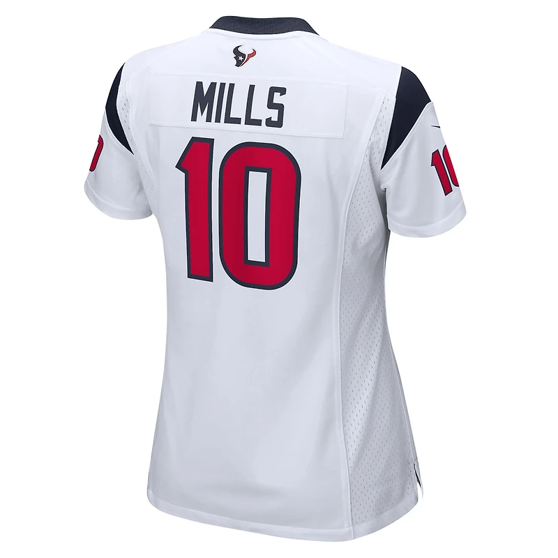 Maillot Nike Davis Mills Houston Texans Game Player pour femme, blanc