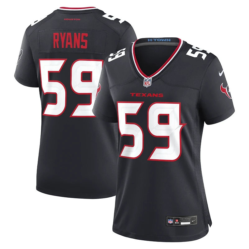 Women's Nike DeMeco Ryans Navy Houston Texans Team Retired Game Jersey