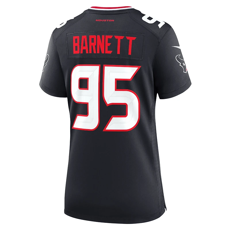 Women's Nike Derek Barnett Navy Houston Texans Team Game Jersey