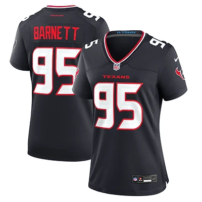 Women's Nike Derek Barnett Navy Houston Texans Team Game Jersey