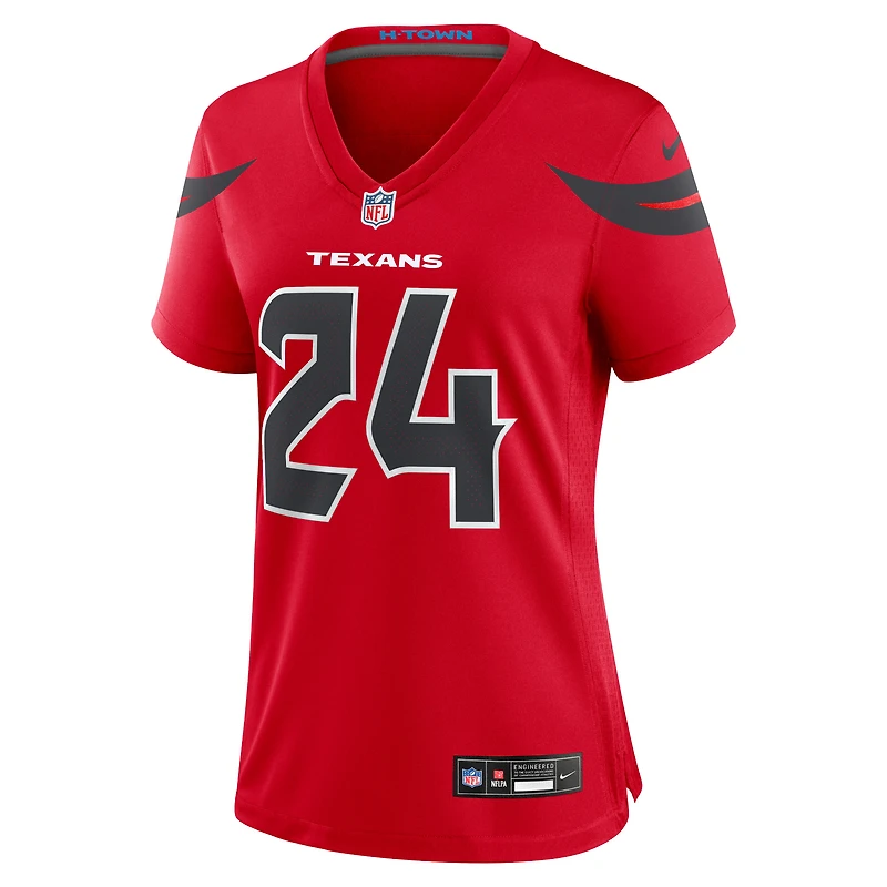 Maillot Nike Derek Stingley Jr. pour femme, rouge, le match alternatif des Houston Texans