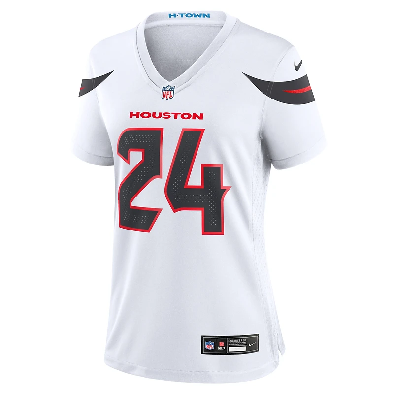 Maillot de match Nike Derek Stingley Jr. des Houston Texans pour femme, blanc