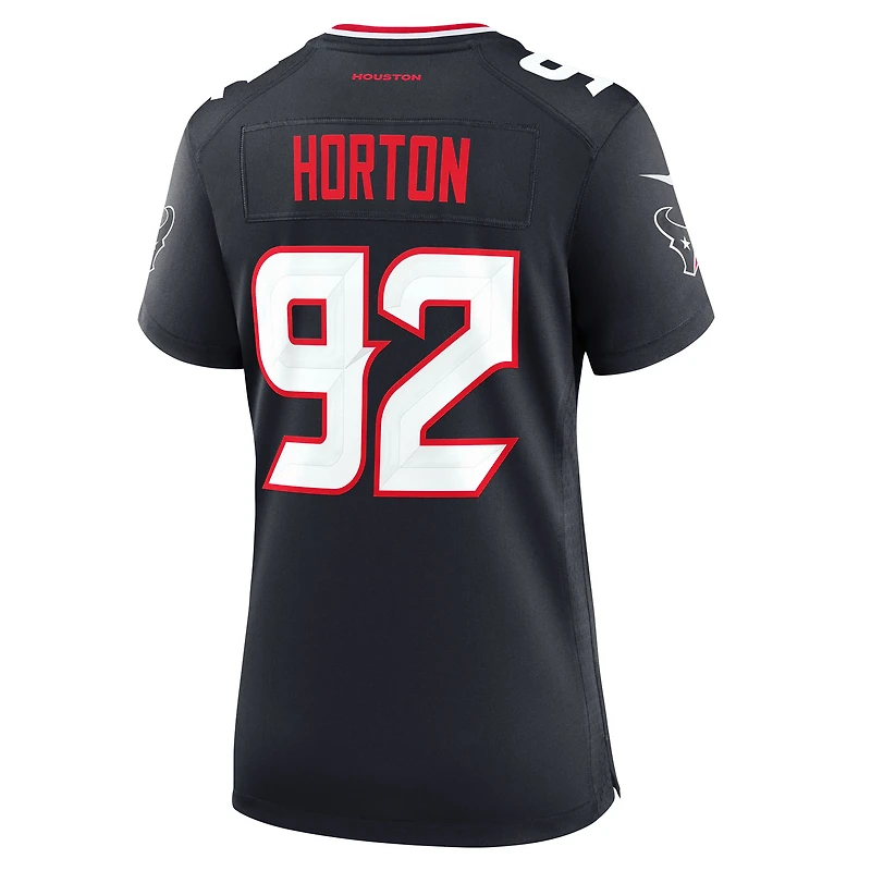 Women's Nike Dylan Horton Navy Houston Texans Team Game Jersey