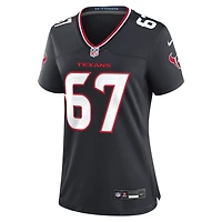 Women's Nike Ed Ingram  Navy Houston Texans Team Game Jersey