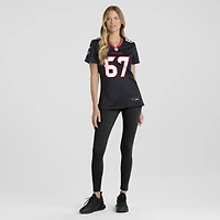 Women's Nike Ed Ingram  Navy Houston Texans Team Game Jersey