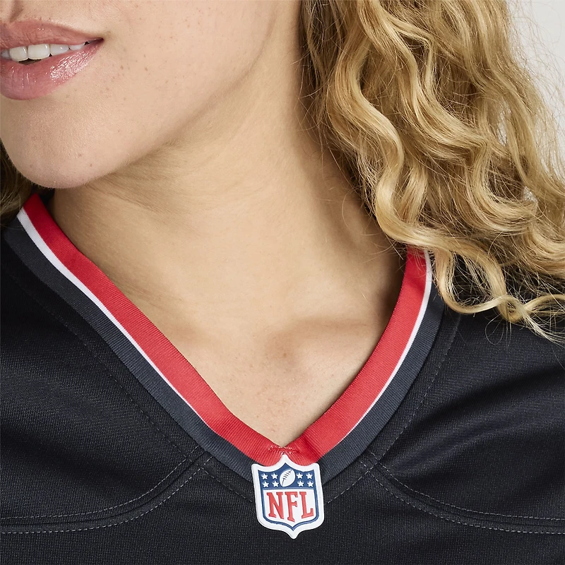 Women's Nike Ed Ingram  Navy Houston Texans Team Game Jersey