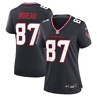 Women's Nike Foster Moreau  Navy Houston Texans Team Game Jersey